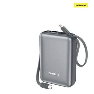 Foneng Mini batterie externe PowerBank PX116 20000mAh avec 2 câbles intégrés (22,5W) 