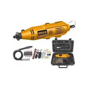 Ingco Mini perceuse + 52 accessoires en coffret 130W