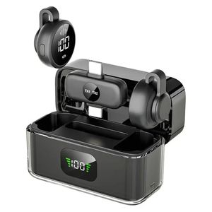Microphone Sans Fil pour Smartphone – Micro Cravate Magnétique 3 Niveaux Réduction de Bruit – 6H Autonomie – iOS & Android