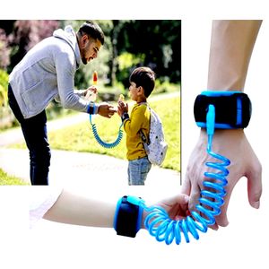 Ceinture de poignet anti-perte Enfants Ceinture de sécurité 360 Rotation  Corde métallique élastique Coton respirant