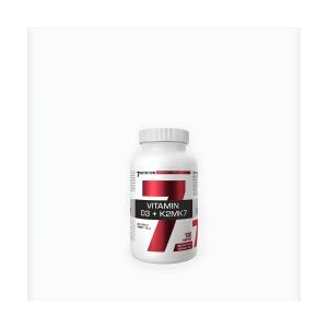 7nutrition Complément Vitamines D3 + K2 MK7 - Végétalien - Santé Osseuse & Immunité - 120 Gélules