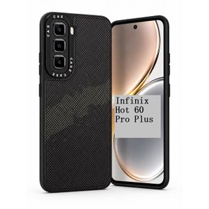 Coque souple et solide motif carbone texture pour Infinix hot 60 pro plus