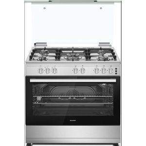Sharp Cuisinière à Gaz 90×60 cm GN-SS9060H-SS2
