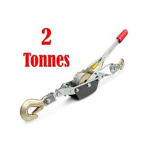 Extracteur de câble Manuelle à crochet, Treuil manuel, Déplacement de charges lourdes, 2 tonnes