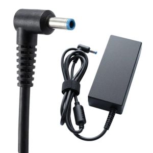 Chargeur secteur 65W (19.5V, 3.33A) pour ordinateur portable, embout bleu 4.5mm x 3.0mm.