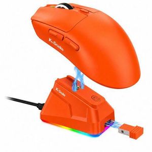 K-Snake Souris Gaming Sans Fil X11 Tri-Mode avec Station de Charge RGB, Capteur PAW3311, 12000 DPI