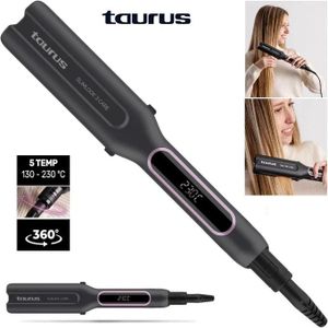 Taurus Lisseur Slimlook 3 Care 70W / Écran LCD / Revêtement céramique kératine tourmaline / Câble 360°
