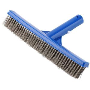 Brosse de nettoyage en inox pour piscine, mini brosse inox 25cm