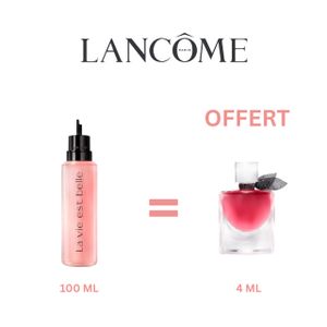 Lancome La Vie Est Belle - Eau De Parfum Recharge 100ML = Miniature La Vie Est Belle Elixir 4ML Offerte