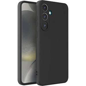  جراب سيليكون لهاتف سامسونج جالاكسي S25 Plus باللون الاسود 