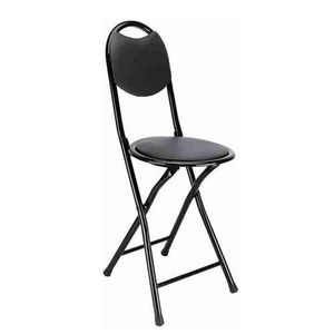 General Tabouret pliant portable avec un dossier, conçu pour un usage intérieur et extérieur ou chaise de prière.