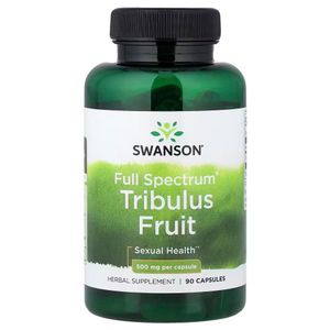 Tribulus Tribulu à spectre complet Swanson, fruit 500 mg, 90 capsules