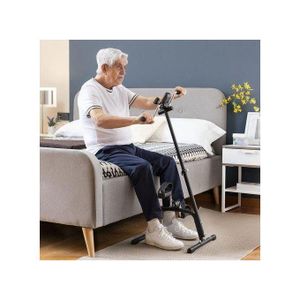 Pédalier à Double Pédale pour Bras et Jambes, Mini vélo d'appartement à pédale, Entraîneur de mouvement pour bras et jambes, Pédalier Pliable Pratique