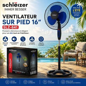 schlëizer VENTILATEUR SUR PIED 16"