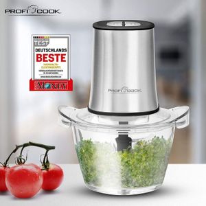 PROFI COOK PC-ME1132 - Coupe-légumes en spirale - 4 fonctions - 100 Watts -  4 cones interchangeables - Couleur Argent et Noir - Achat en ligne sur Lcd  Maroc