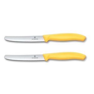 Victorinox Set de 2 couteaux d’office  Jaune