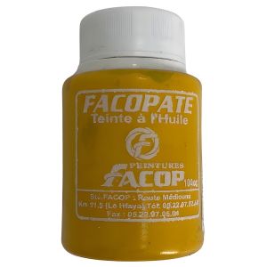 Teinte à l'Huile - Peinture - Coloration - Jaune 100cc