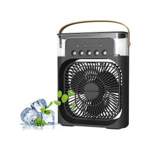 Fraîcheur Instantanée à Portée de Main – Ventilateur Humidificateur USB 3-en-1