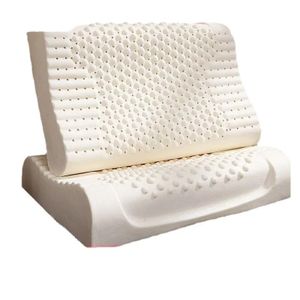 Oreiller Cervical en Latex Naturel Thaïlandais – Coussin Ergonomique pour Dormir Sans Douleur