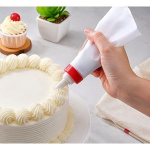 Lamacom Kit Décorateur de Gâteaux avec Poche à Douille et 4 Embouts