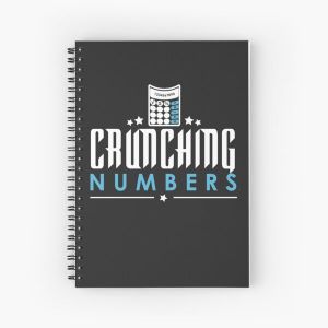 Crunching numbers  Spiral Notebook Bloc note
