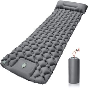 Matelas Gonflable Camping avec Oreiller Intégré – Léger, Compact et Facile à Transporter