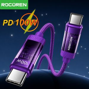 ROCOREN Cable USB-C 100W  1M USB-C vers USB-C PD 3.1 Charge Rapide 5A