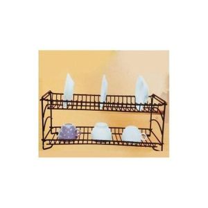 Égouttoir à vaisselle en 2 Niveaux, 50 cm de longueur