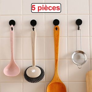 Generic 4 pièces Transparente Forte Auto-Adhésif Porte Cintres Muraux  Ventouse Mur Crochets Cintre Pour Cuisine Salle De Bain Accessoires à prix  pas cher