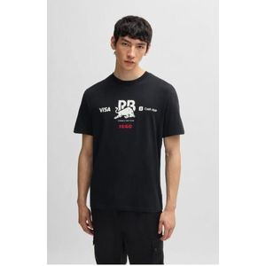 Hugo T-shirt Dricciardo - 100% Coton - Noir Edition Red Bull 