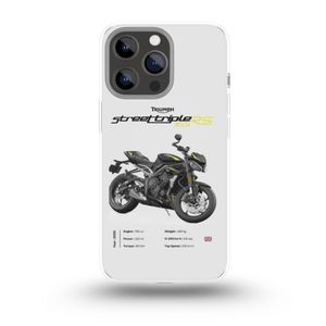 TRIUMPH STREET TRIPLE 765 RS Phone Case - Exclusive Edition - Compatible avec 13 Pro Max
