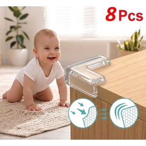 Protege Coin Table Protection Securite pour Bebe Enfant - Protection d'angle Protecteurs Angle Coin et Rebords (8 Pcs)