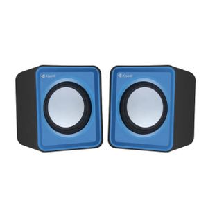 Kisonli V310 – Mini Haut-Parleurs Stéréo 2.0 USB pour PC, Laptop et Bureau – Son Clair et Design Compact