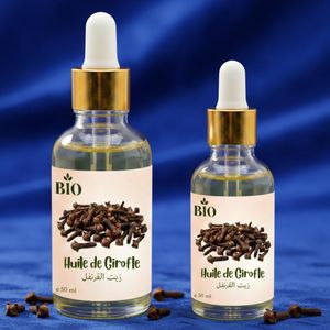 Bio Pack x2 Huile de girofle 50 ml et 30 ml qualité premium