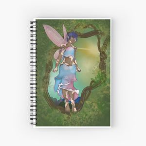 Barbie Mushroom Fairy Spiral Notebook - Bloc note
