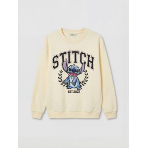 Lc Waikiki Lilo And Angel Printed Women's Thick Sweatshirt