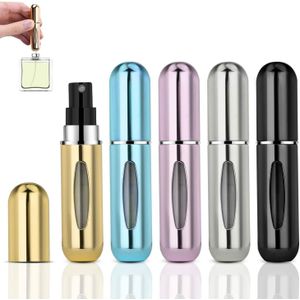 Mini Flacon Vide Pulvérisateur De Parfum Portable De Voyage - 5 PCS (couleur aléatoire)