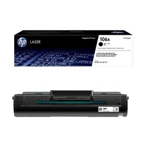 Hp Toner 106A Black Original Compatible avec les imprimantes laser HP LaserJet 107 Series, 107a, 107w, MFP 130 Series, MFP 135a, MFP 137fnw, MFP 138fnw.