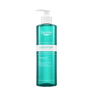 Eucerin DermoPure Gel Nettoyant Purifiant – Gel Nettoyant Visage & Corps pour Peaux Grasses à Tendance Acnéique