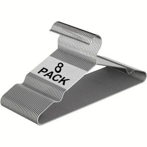 Lot de 8 Cintre en Métal Antidérapant