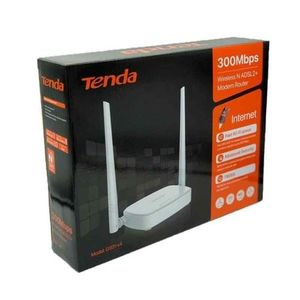 tenda D301 V4 300 Mbps Modem Adsl 2+ Routeur WiFi 802.11n // 4 Port RJ45 et  2 Antennes à prix pas cher