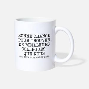 Tasse collegue de travail Cadeau départ collègue Bonne Chance Pour