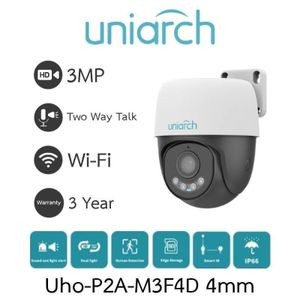 uniarch Caméra PT Wi-Fi Extérieure 3MP UHO-P2A-M3F4D