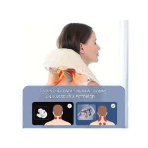 Masseur Électrique Sans Fil Pour Cou & Épaules – Massage Profond Relaxant Rechargeable
