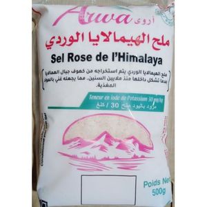 superfood.ma Sel Rose Himalaya Fin 100% Naturel Non Raffine Riche