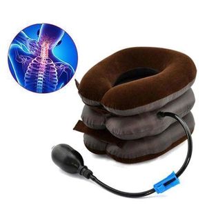Collier gonflable de soulagement de douleur pour hernie discale cervicale