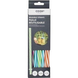 Cook Lily Lot de 12 Pailles réutilisables pour gobelets
