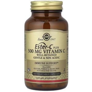 Solgar Solgar, Ester-C® Plus, Vitamin C, 500 mg, 100 Vegetable Capsules