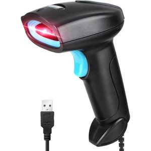 Lecteur Code Barre 1D USB Filaire Haute Précision Scanner Laser Rouge