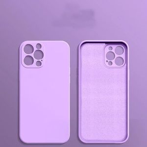 Coque silicone pour iphone 14 pro Max  Housse Bord Fort,Cover,Dane Mauve